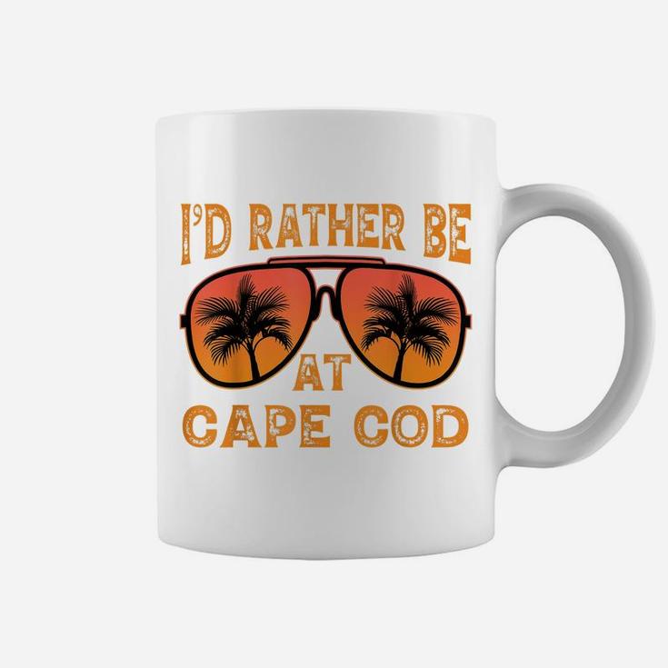 I'd Rather Be At Cape Cod, Massachusetts Vintage Retro Coffee Mug