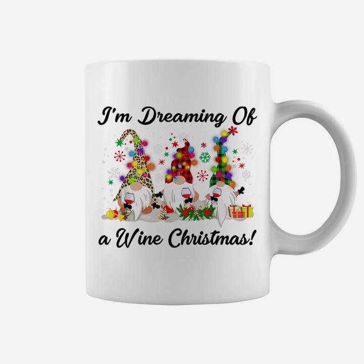 I'm Dreaming Of A Wine Christmas Gnome T-Shirt Xmas Drinking Coffee Mug
