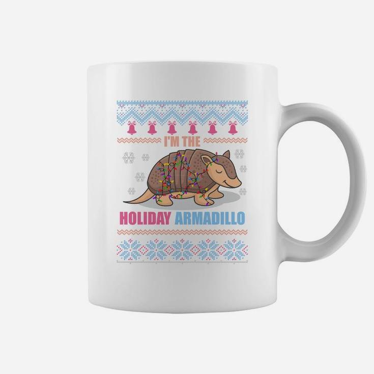 I'm The Holiday Armadillo Funny Ugly Christmas Sweater Coffee Mug