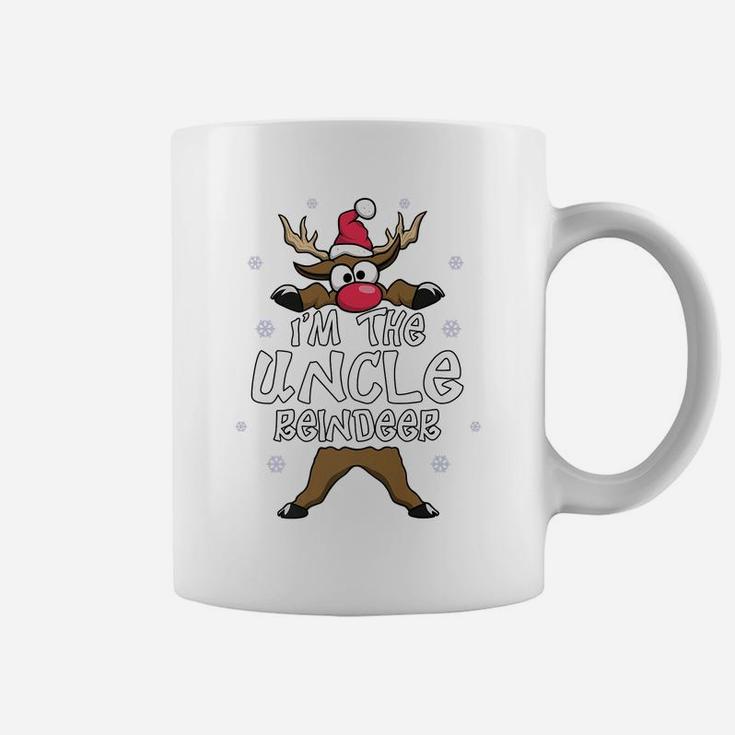 Im The Uncle Reindeer Cute Matching Family Christmas Pj Coffee Mug