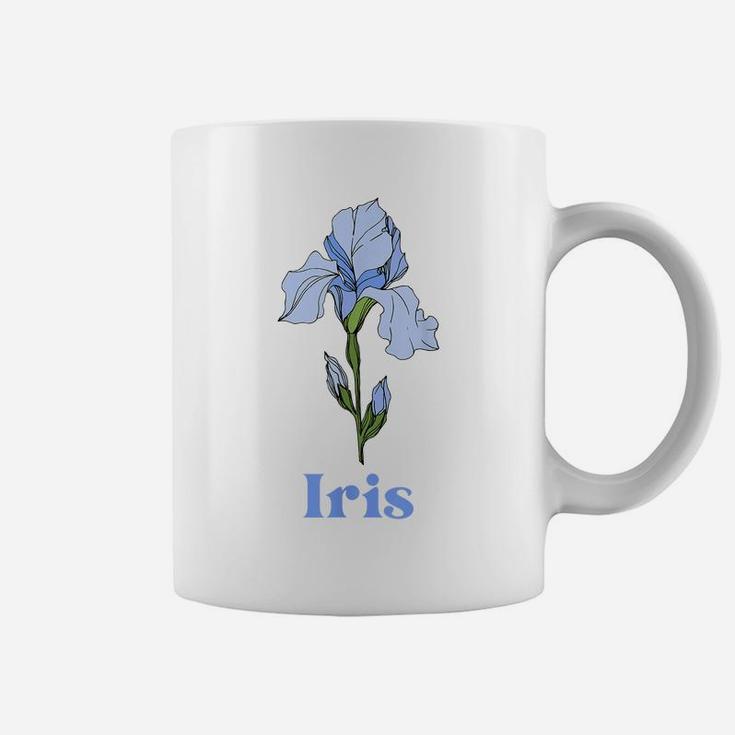 Iris Flower Women's Or Girls Classic Floral Coffee Mug