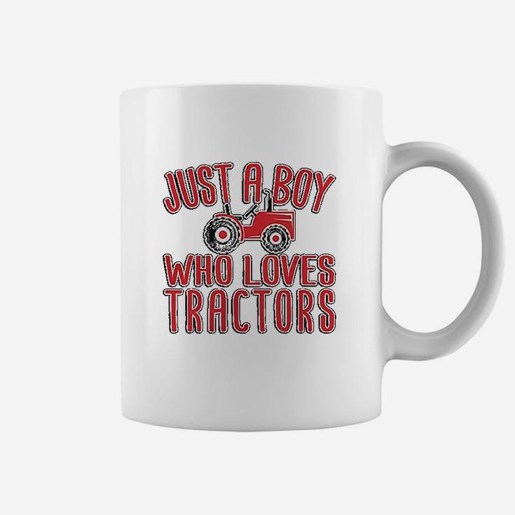 Just A Boy Who Loves Tractors Coffee Mug