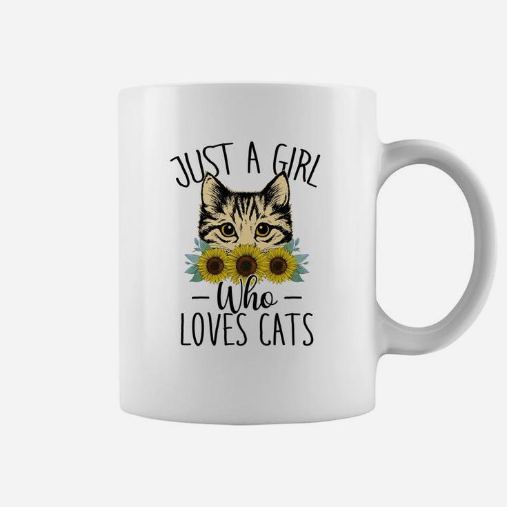 Just A Girl Who Loves Cats Coffee Mug