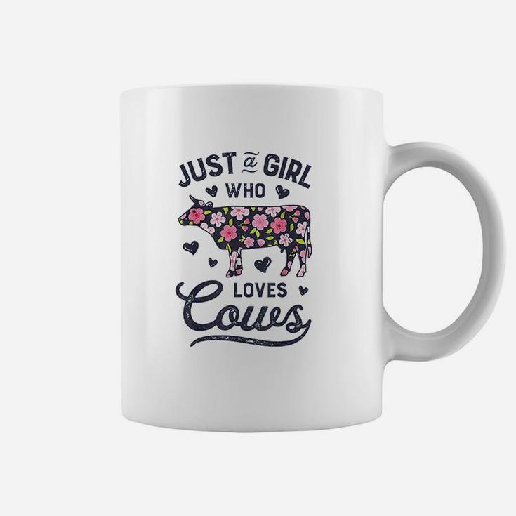 Just A Girl Who Loves Cows Coffee Mug