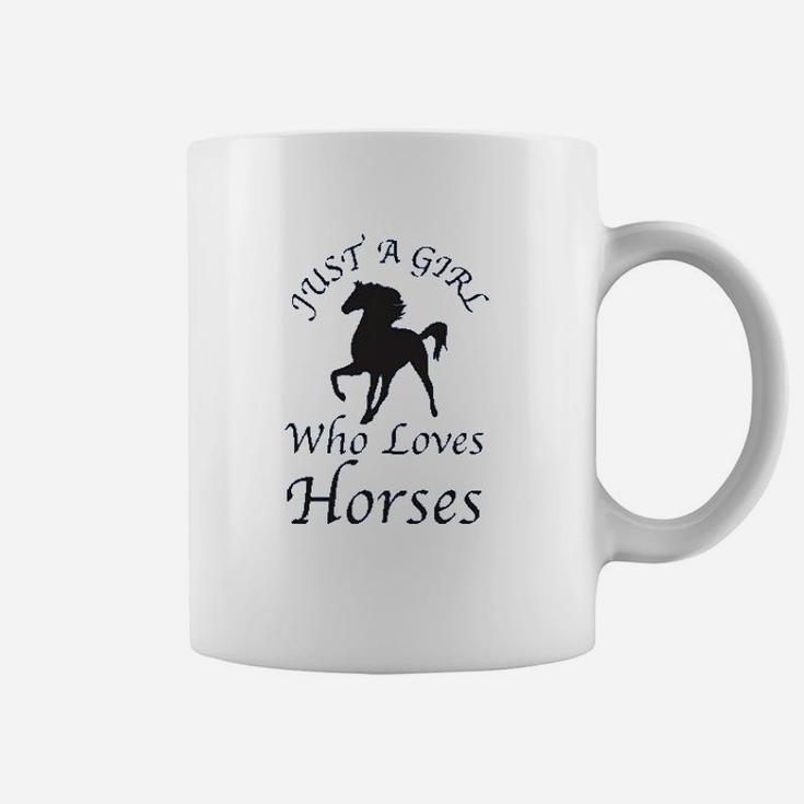 Just A Girl Who Loves Horses Coffee Mug