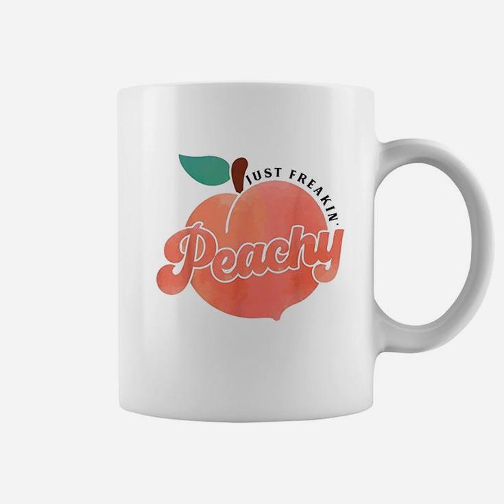 Just Freakin Peach Hippie Summer Coffee Mug