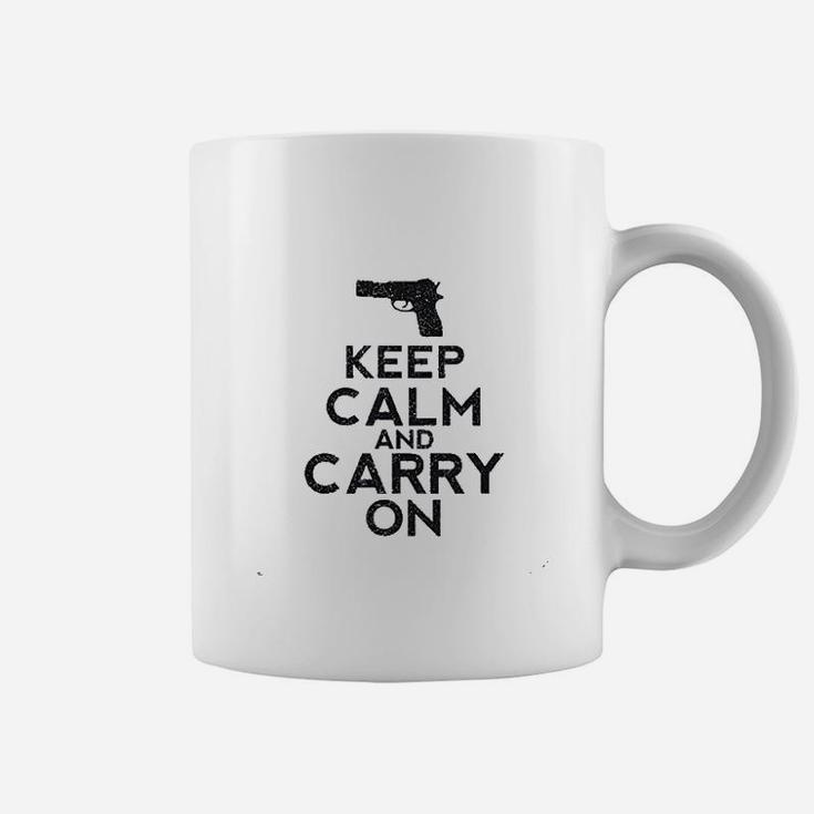 Keep Calm And Carry On Support Coffee Mug