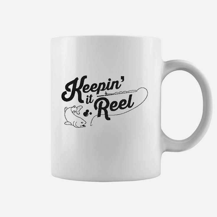 Keeping It Reel Cool Fishing Coffee Mug