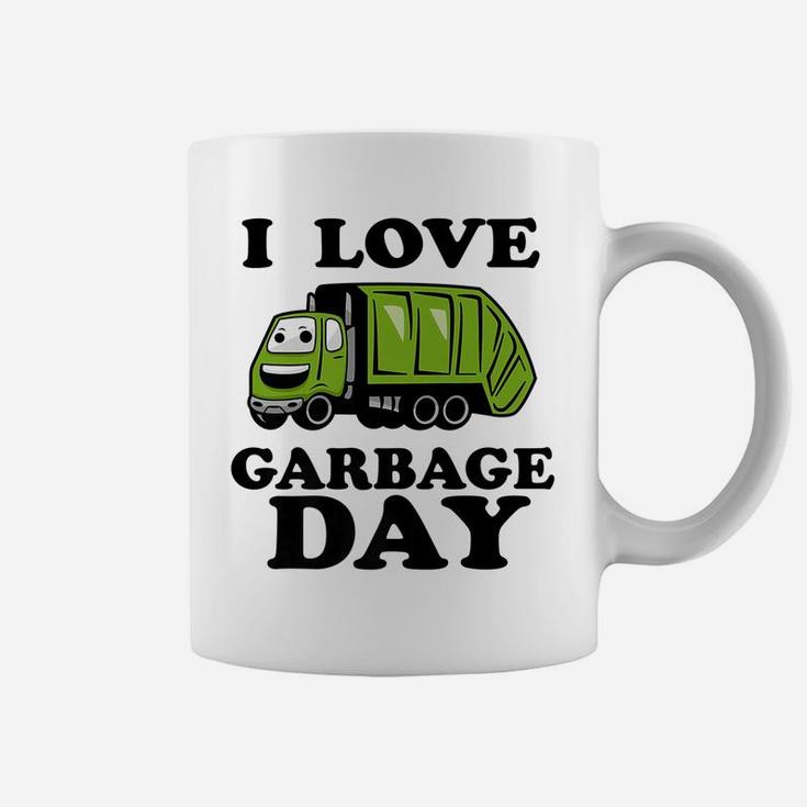 Kids I Love Garbage Day - Little Boys Trash Truck Coffee Mug