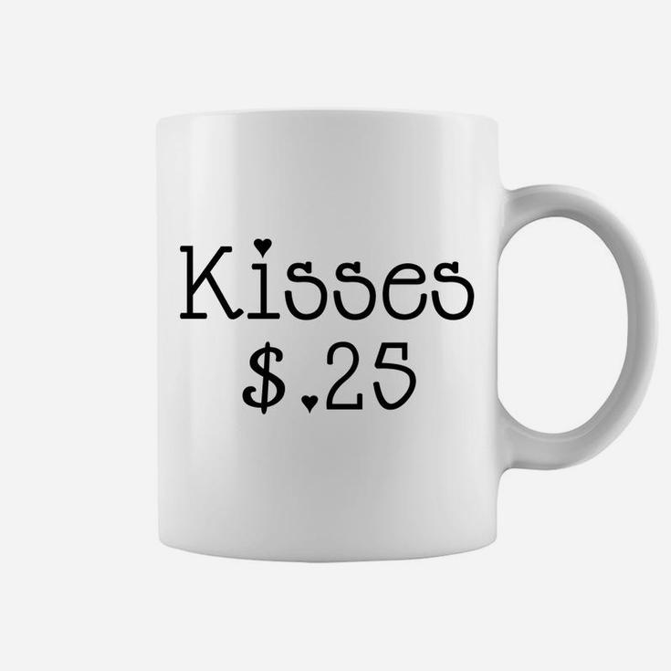 Kids Valentines Day  Kisses Gift Outfit For Kids Coffee Mug