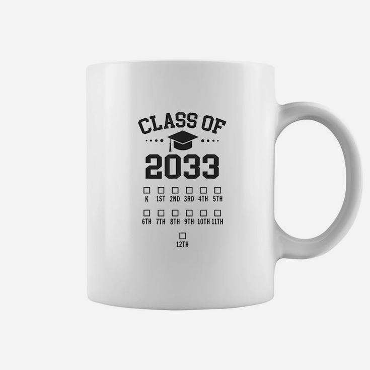 Kindergarten Class Of 2033 Grow With Me Space For Chackmarks Coffee Mug