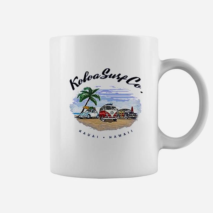 Koloa Surf Beach Cars Heavyweight Coffee Mug