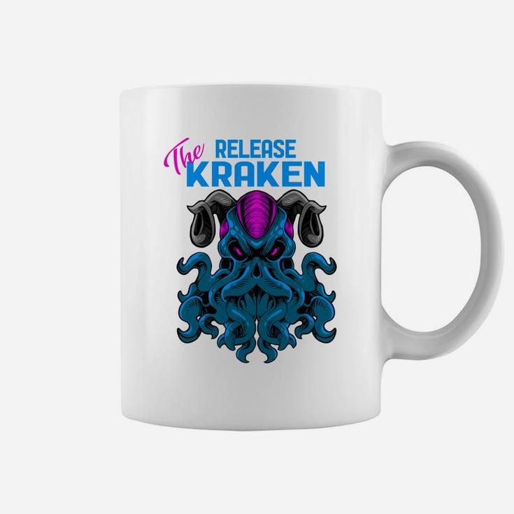 Kraken Sea Monster Vintage Release The Kraken Giant Kraken Coffee Mug
