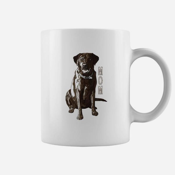 Lab Mom Chocolate Labrador Retriever Dog Lover Coffee Mug