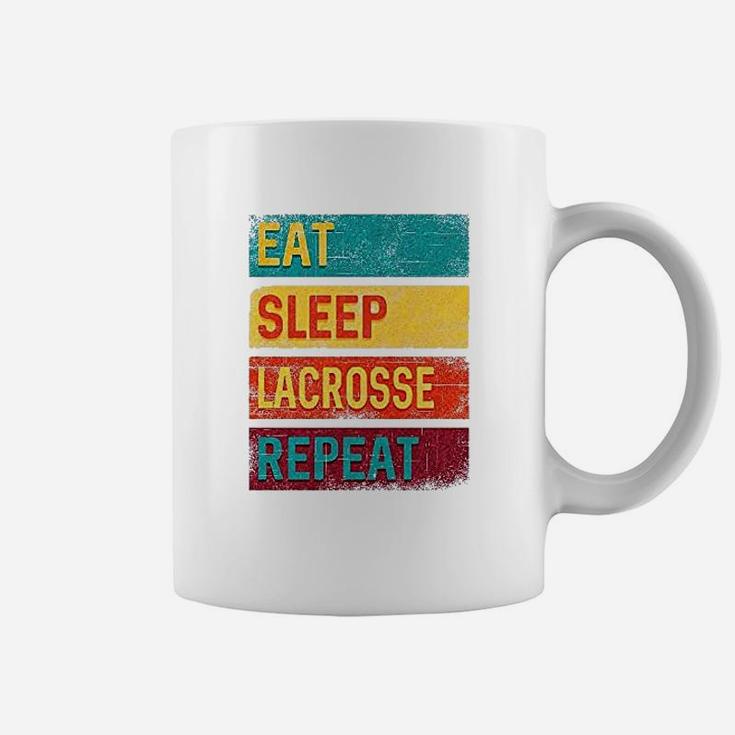 Lacrosse Player Eat Sleep Lacrosse Repeat Coffee Mug
