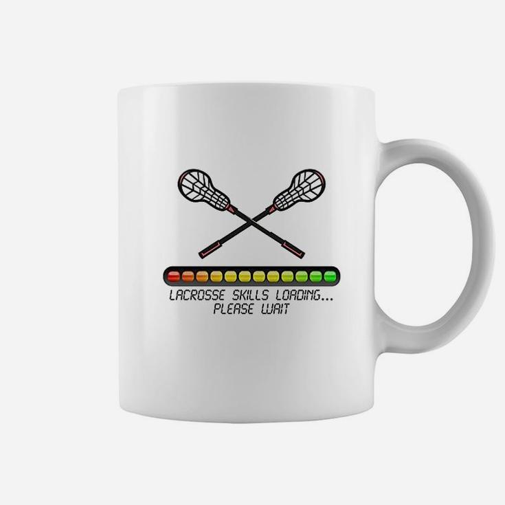 Lacrosse Skills Loading Please Wait Funny Coffee Mug
