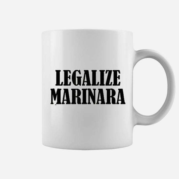 Legalize Marinara Funny Legalization Pasta Sauce Design Coffee Mug