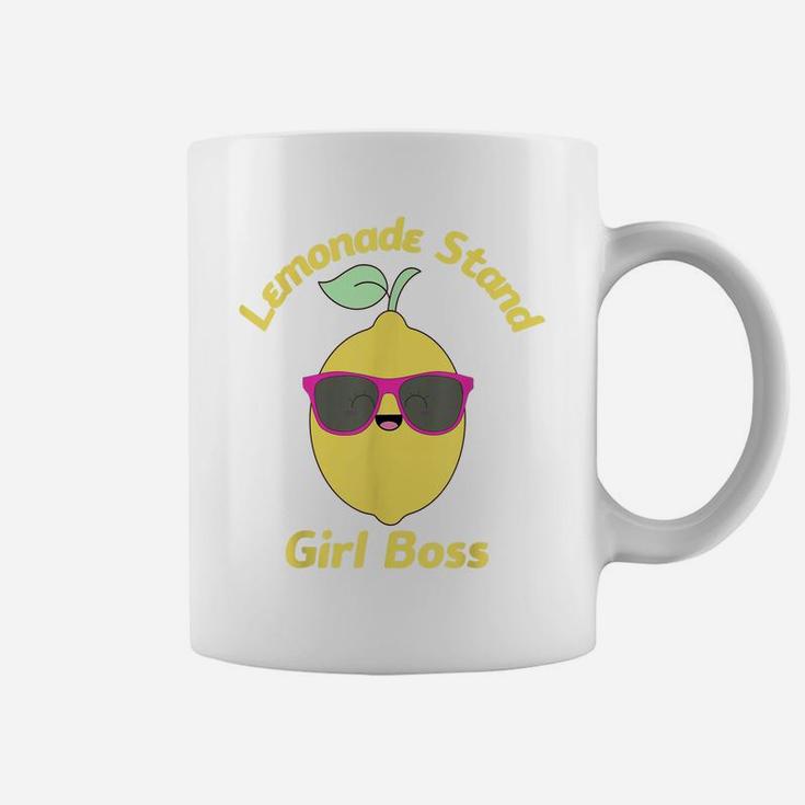 Lemonade Stand Girl Boss Pink Lemonade Crew Summer Fruit Coffee Mug