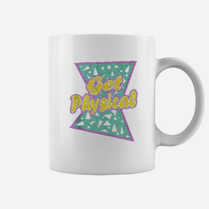 Lets Get Physical Workout Gym Totally Rad 80S Coffee Mug