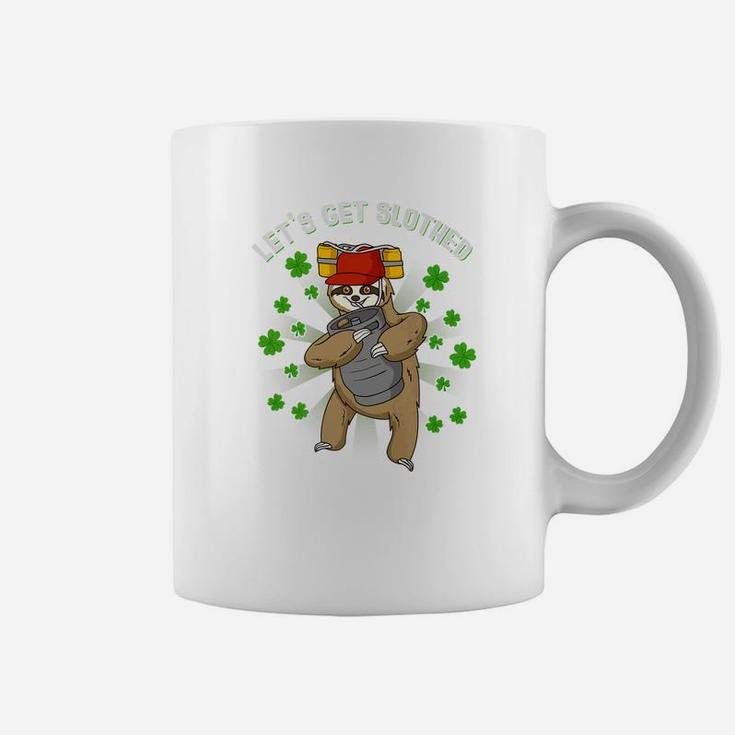 Lets Get Slothed Irish Cute Sloth Irish Coffee Mug