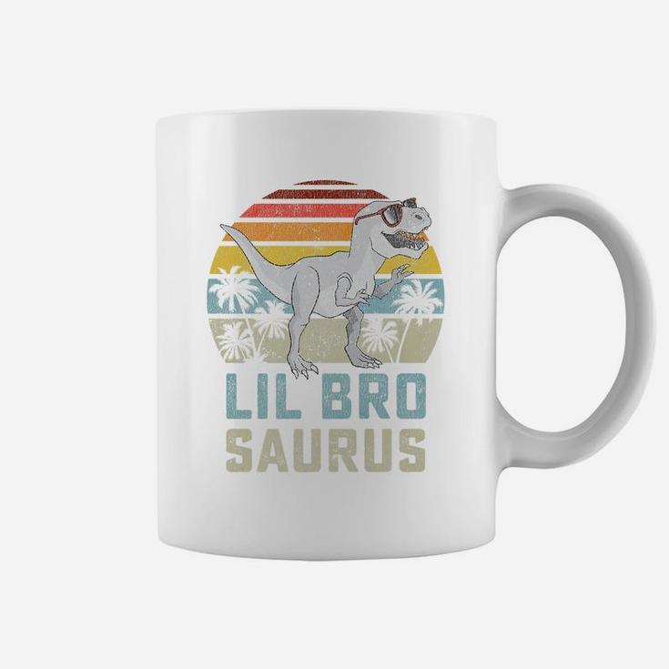 Lilbrosaurus T Rex Dinosaur Lil Bro Saurus Brother Family Coffee Mug