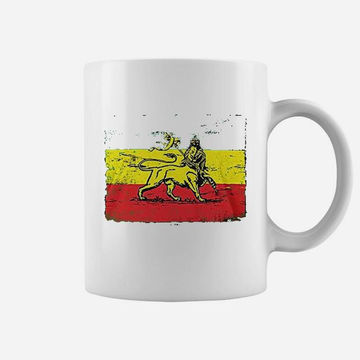 Lion Flag Rasta Jamaican Religion Pride Coffee Mug