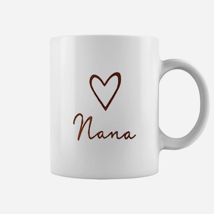 Love Nana Heart Coffee Mug