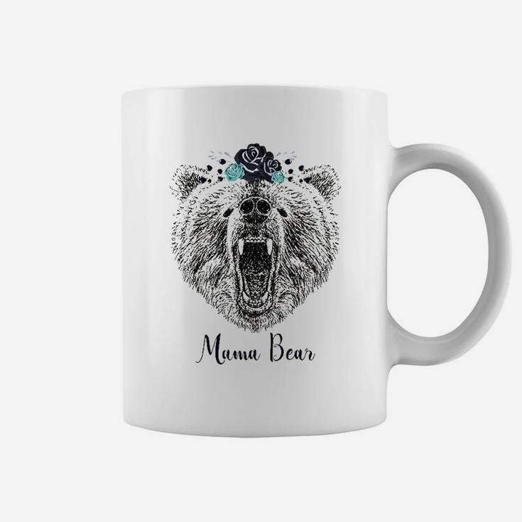 Mama Bear Floral Wild American Coffee Mug