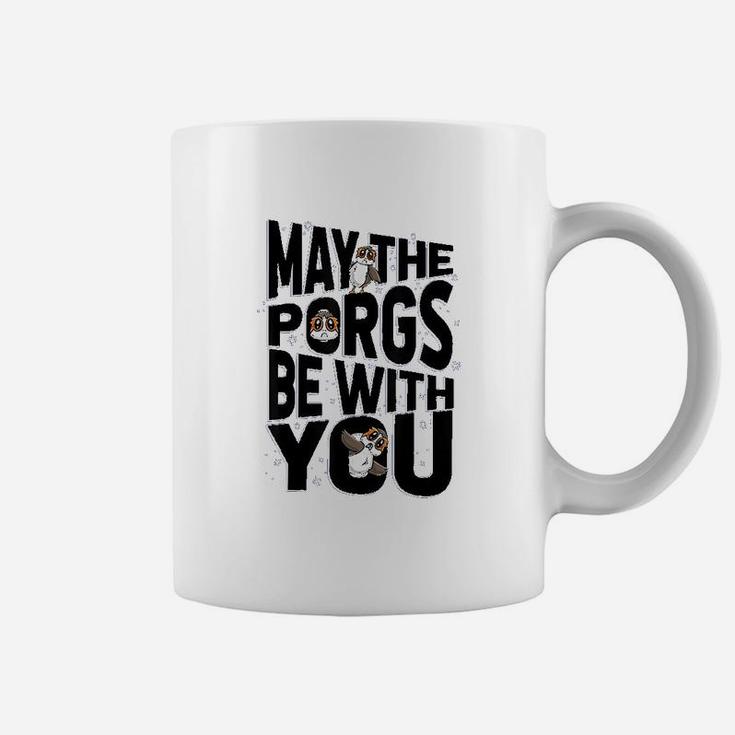 May The Porgs Be With You May The 4th Cute Galaxy Coffee Mug