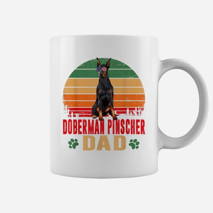 Mens Best Doberman Dad Father's Day Shirt Dog Lover Owner Coffee Mug
