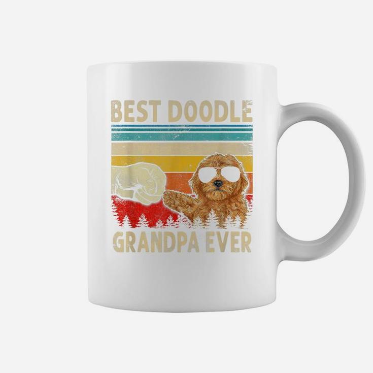 Mens Best Doodle Grandpa Ever Goldendoodle Dog Dad Father's Day Coffee Mug
