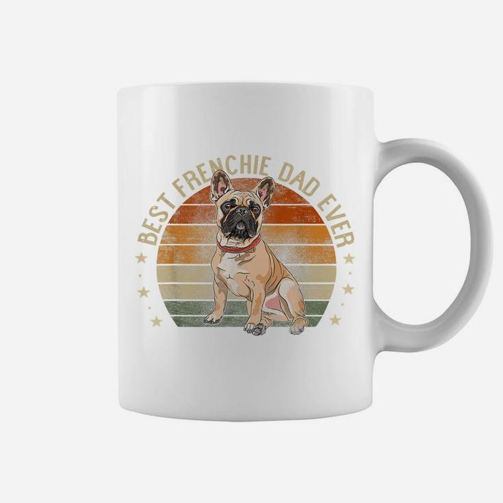 Mens Best Frenchie Dad Ever Retro French Bulldog Gifts Dog Daddy Coffee Mug