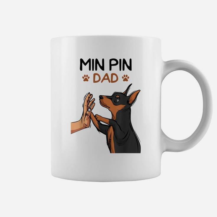Mens Min Pin Dad Miniature Pinscher Dog Father Men Father´S Day Coffee Mug