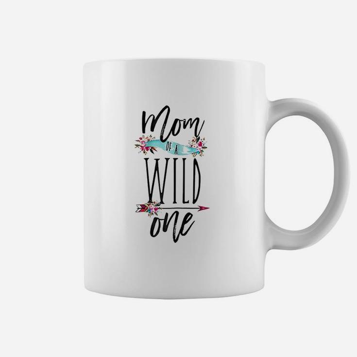 Mom Of A Wild One Boho 1St Birthday Mommy Party Coffee Mug