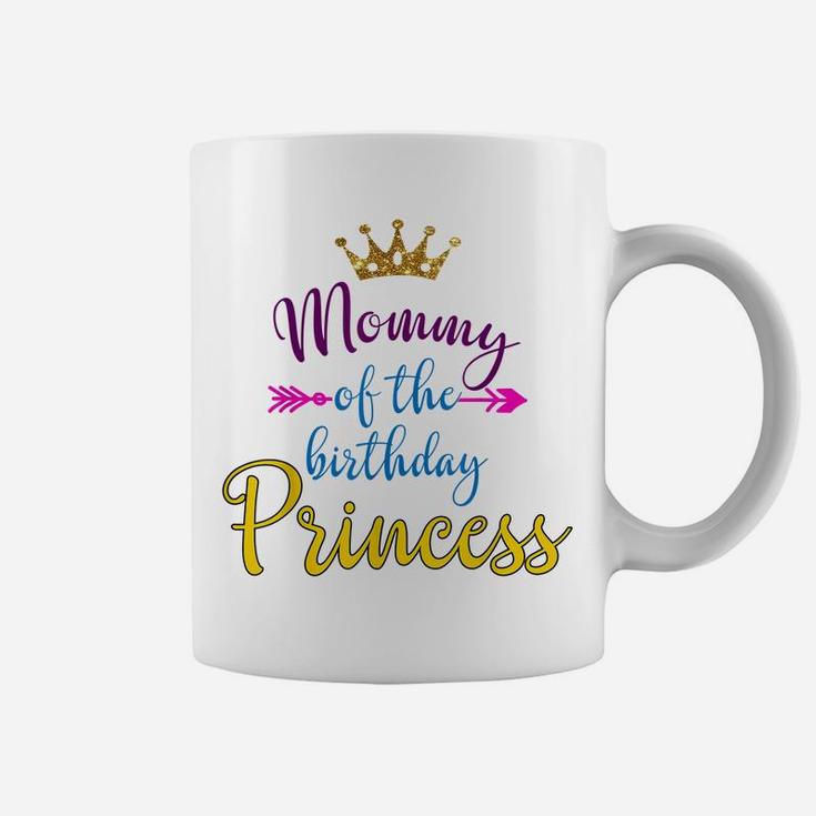 Mommy Of The Birthday Princess Matching Family T-Shirt Coffee Mug