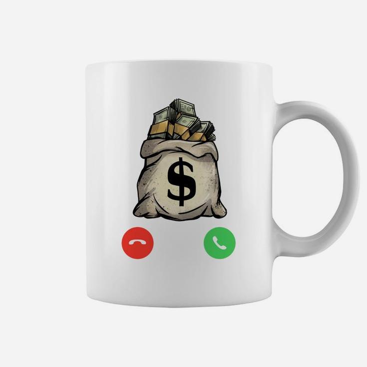 Money Calling Gang Ster Entrepreneur Christmas Hip Hop Gift Coffee Mug