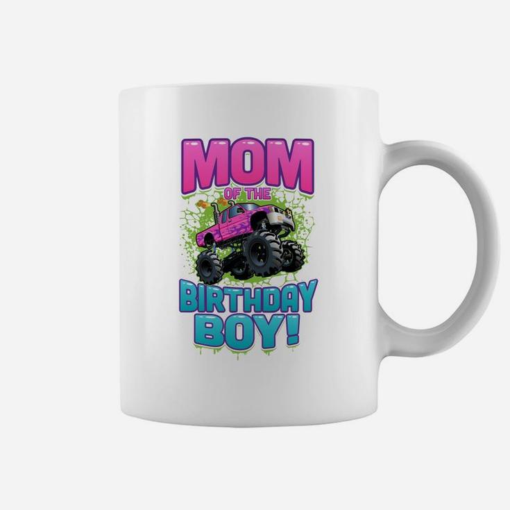 Monster Truck Mom Of The Birthday Boy Gift Coffee Mug