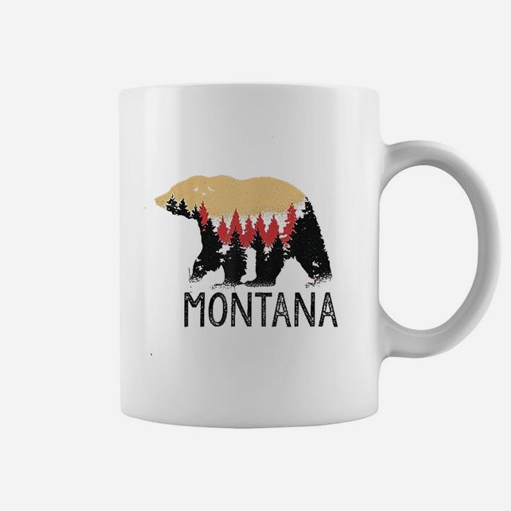 Montana Vintage Grizzly Bear Nature Outdoor Souvenir Gift Coffee Mug