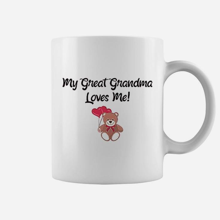 My Great Grandma Loves Me Coffee Mug