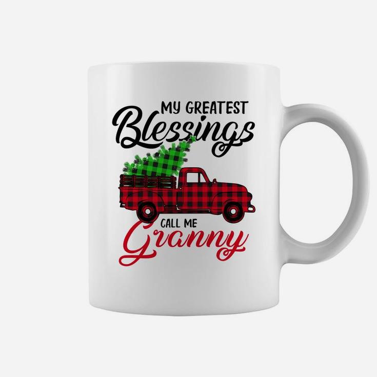 My Greatest Blessings Call Me Granny Xmas Gifts Christmas Coffee Mug