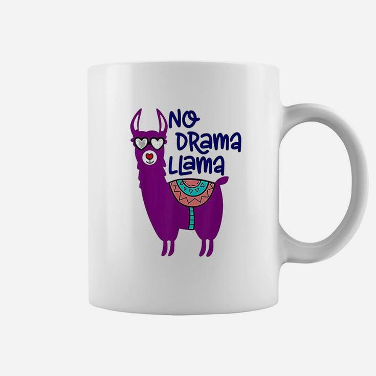 No Drama Llama Cute Coffee Mug