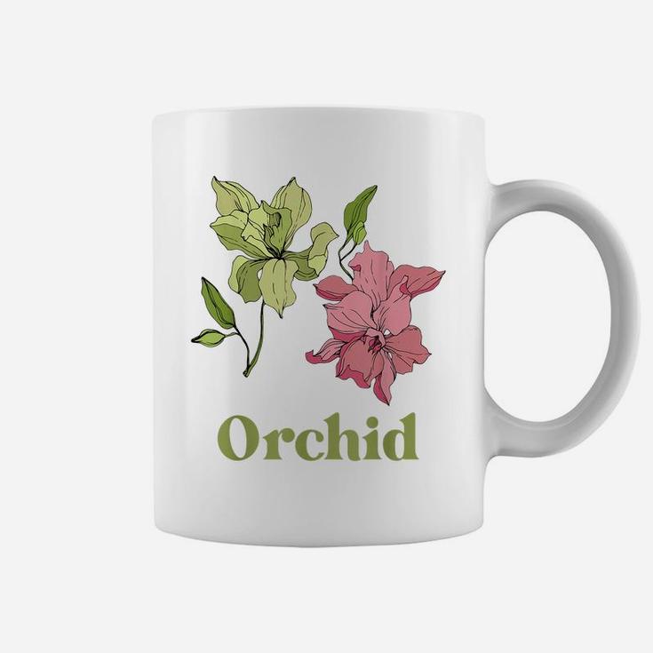 Orchid Flower Floral Women's Or Girls Classic Coffee Mug