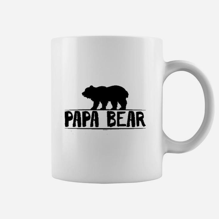 Papa Bear Daddy Dad Father Grizzly Coffee Mug