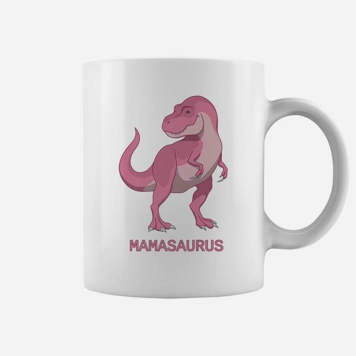 Pink Lady Mamasaurus T-Rex Dinosaur Coffee Mug