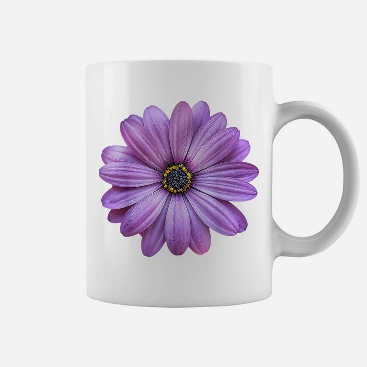 Pink Purple Flower Daisy Floral Design For Women Men - Daisy Coffee Mug