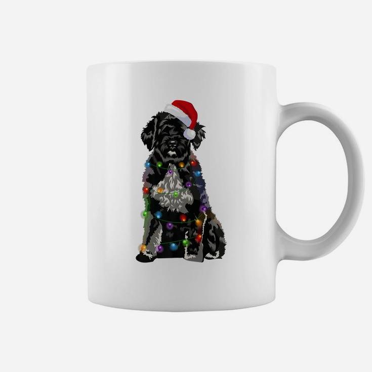Portuguese Water Dog Christmas Lights Xmas Dog Lover Coffee Mug