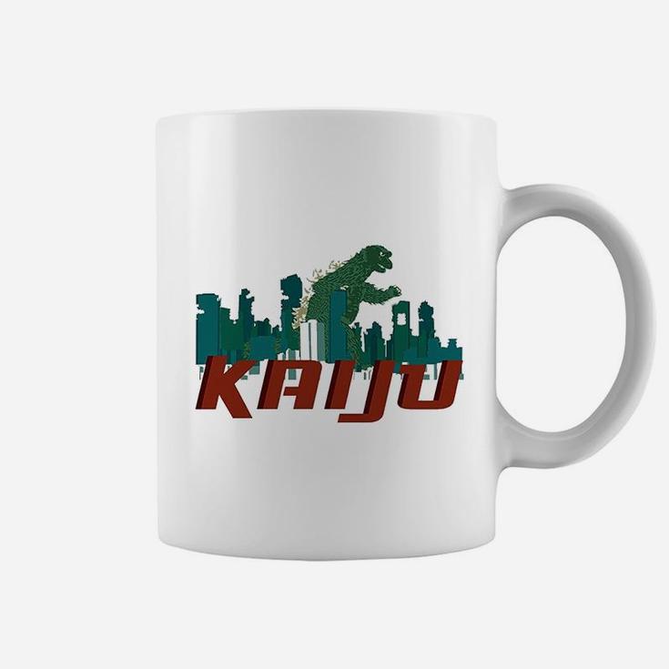 Poster Foundry Kaiju Destroying The City Coffee Mug