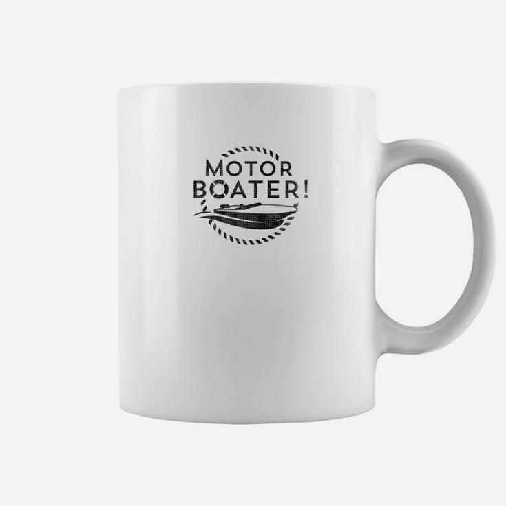 Premium Funny Summer Vacation Boa Motor Boater Coffee Mug