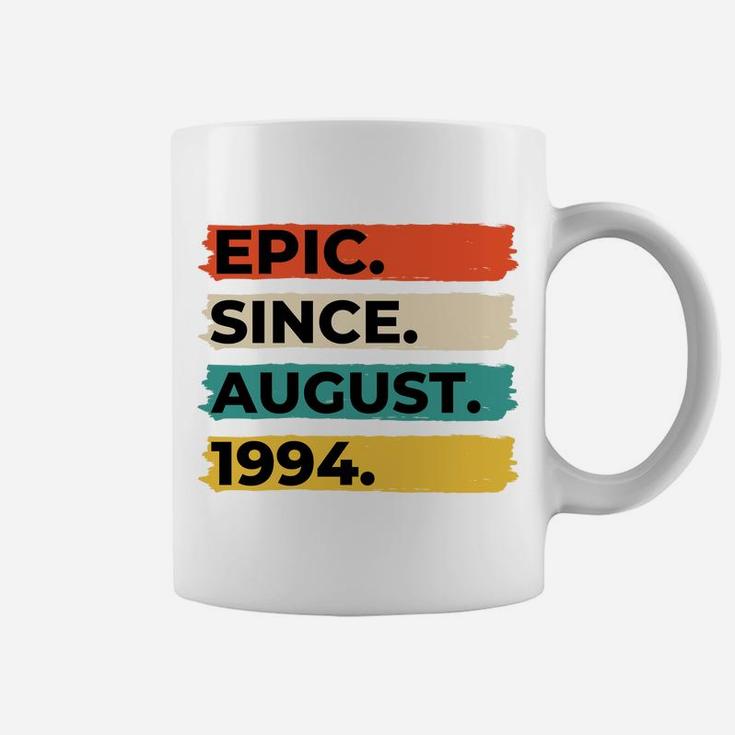 Present For 27 Year Old Epic Since August 1994 Coffee Mug