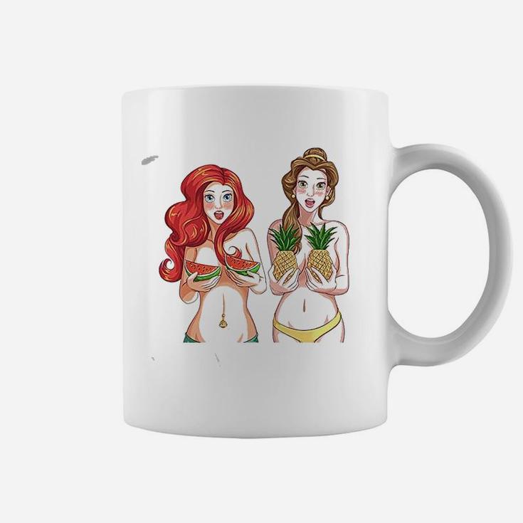 Princesses With Fruits Coffee Mug